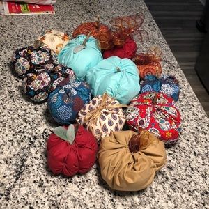 Fabric pumpkins set!!